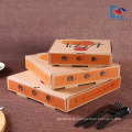 High Strong customized logo Corrugated Pizza Paper box